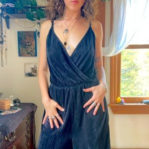 Metallic disco jumpsuit